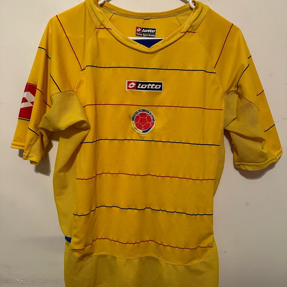 Lotto Colombia home soccer jersey Men’s Small